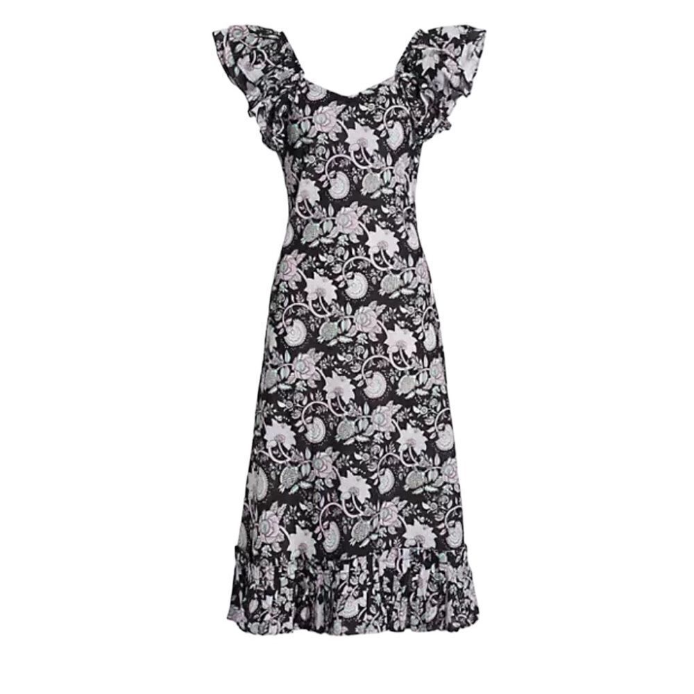 Mille Klara Midi‎ Paisley Print Dress xl